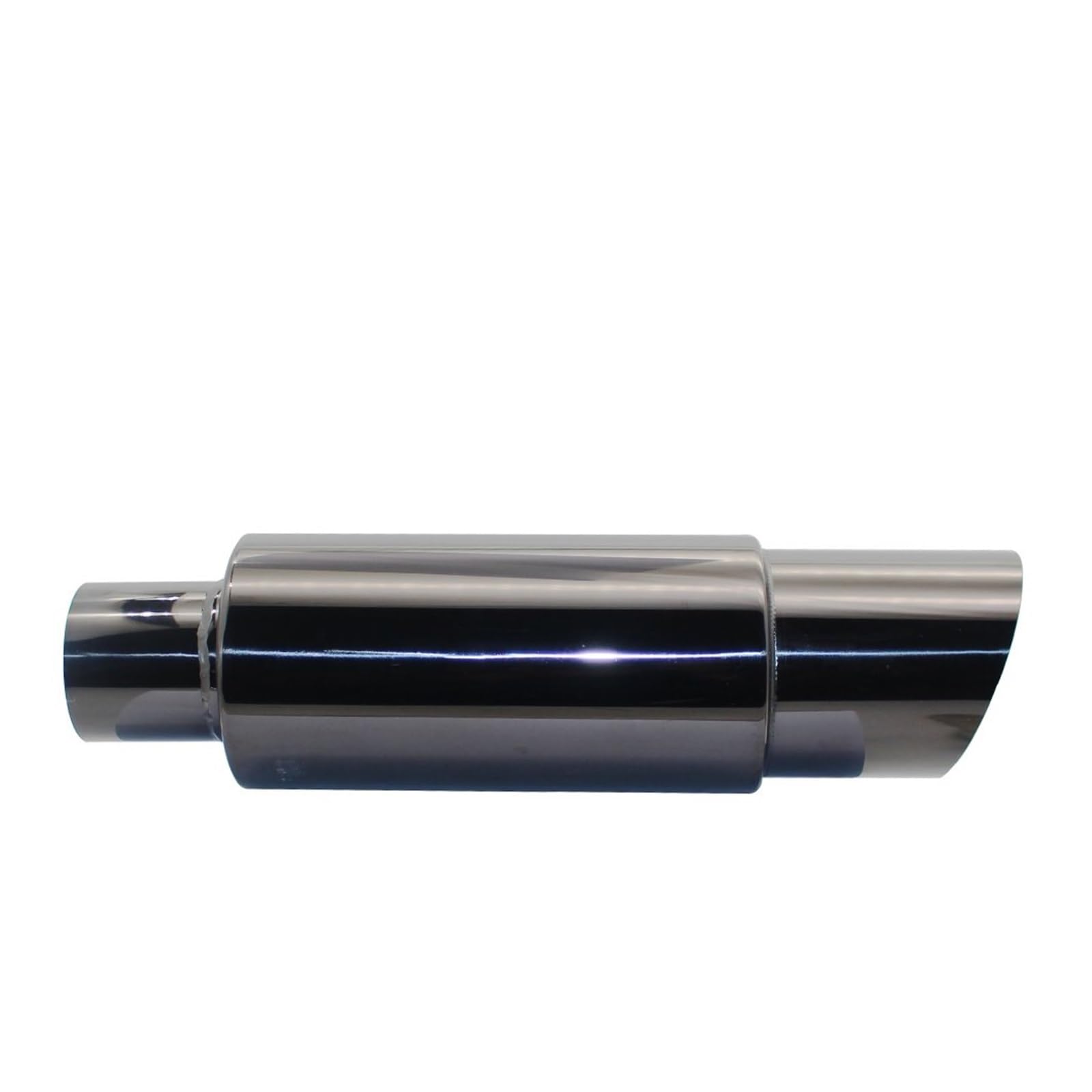 Auto Auspuff Endrohr Auto Auspuff Schalldämpfer Endrohr Universal Edelstahl Schnittstelle 51 57 63MM Auspuffanlage Ende Auspuff Endrohr(002 Titanium 63mm) von LIANGBAOS