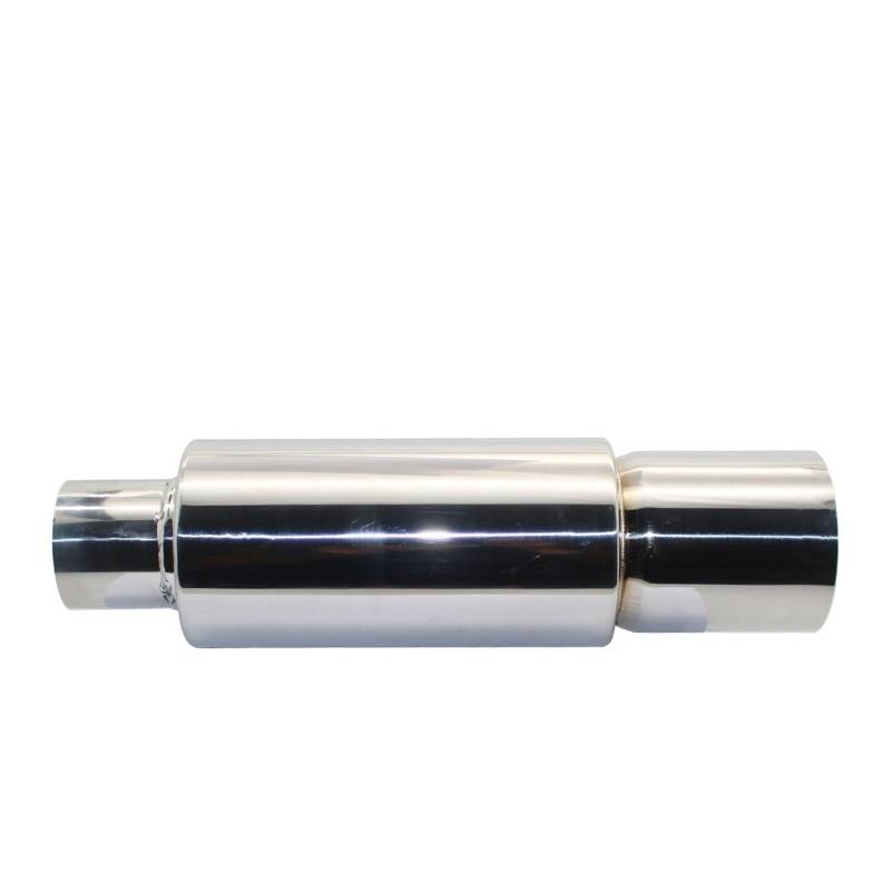 Auto Auspuff Endrohr Auto Auspuff Schalldämpfer Endrohr Universal Edelstahl Schnittstelle 51 57 63MM Auspuffanlage Ende Auspuff Endrohr(007 Silver 63mm) von LIANGBAOS