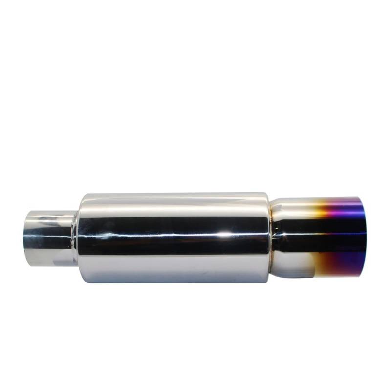 Auto Auspuff Endrohr Auto Auspuff Schalldämpfer Endrohr Universal Edelstahl Schnittstelle 51 57 63MM Auspuffanlage Ende Auspuff Endrohr(007 blue 63mm) von LIANGBAOS