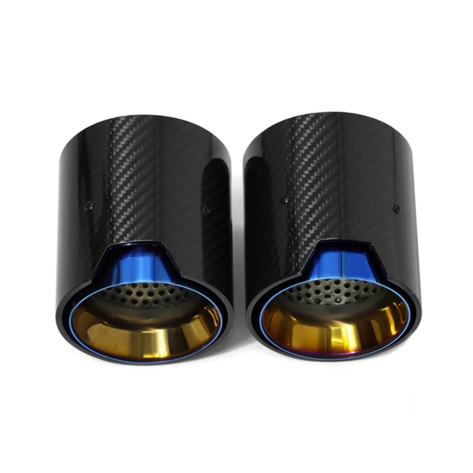 Auto Auspuff Endrohr Für 2 Serie F22 F23 M235i M240i F20 F21 M135i M140i Carbon Fiber ID60mm 2 Teile/los Auto Endrohr Auspuff Endrohr(Blue) von LIANGBAOS