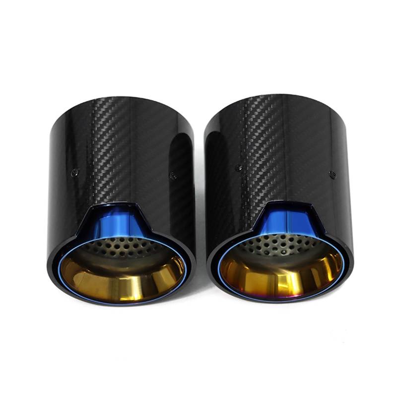 Auto Auspuff Endrohr Für 2 Serie F22 F23 M235i M240i F20 F21 M135i M140i Carbon Fiber ID60mm 2 Teile/los Auto Endrohr Auspuff Endrohr(Blue) von LIANGBAOS