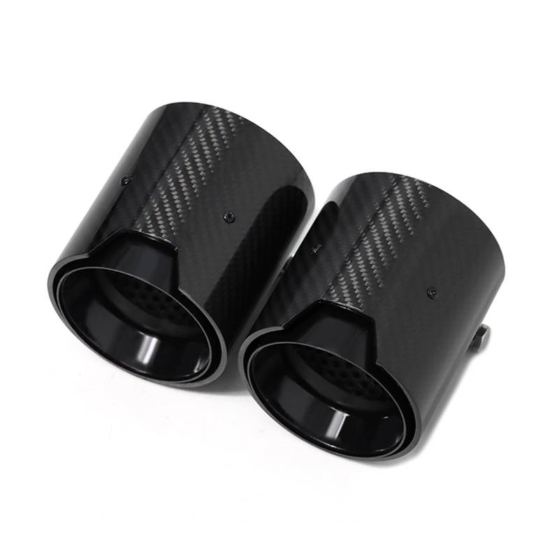 Auto Auspuff Endrohr Für 2 Serie F22 F23 M235i M240i F20 F21 M135i M140i Carbon Fiber ID60mm 2 Teile/los Auto Endrohr Auspuff Endrohr(Schwarz) von LIANGBAOS