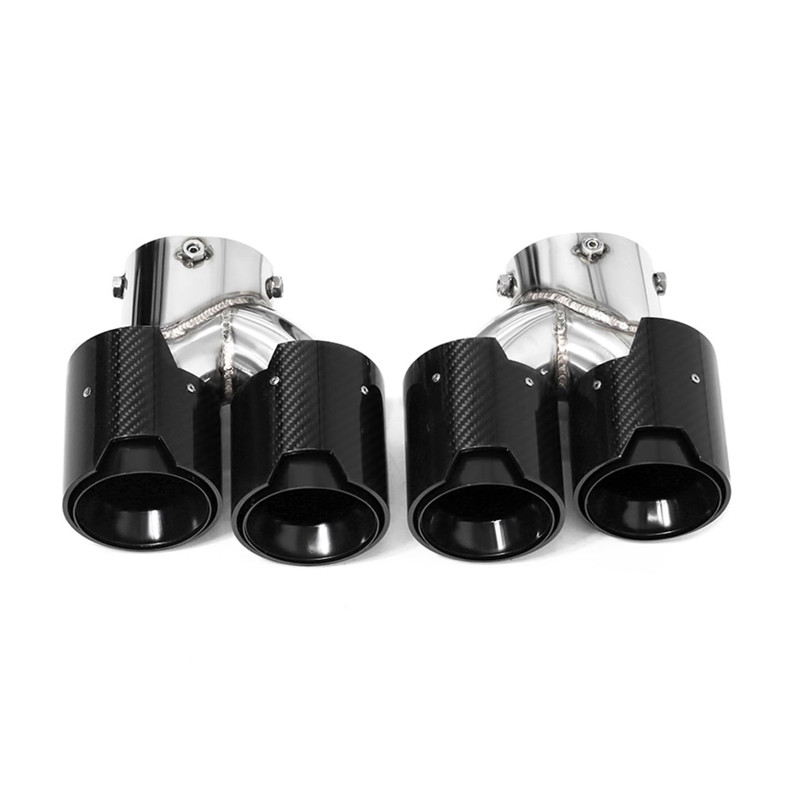 Auto Auspuff Endrohr Für 2021 2022 2023 G23 M440i G20 G21 M340i G42 M240i Quad Carbon Fiber Auspuff System Schalldämpfer Spitze Endrohr Auspuff Endrohr(Carbon Fiber A) von LIANGBAOS