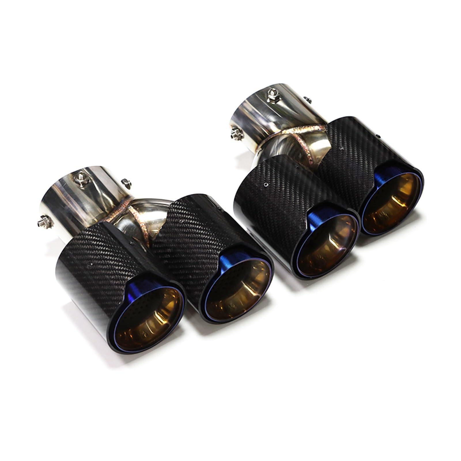 Auto Auspuff Endrohr Für 2021 2022 2023 G23 M440i G20 G21 M340i G42 M240i Quad Carbon Fiber Auspuff System Schalldämpfer Spitze Endrohr Auspuff Endrohr(Carbon Fiber B) von LIANGBAOS