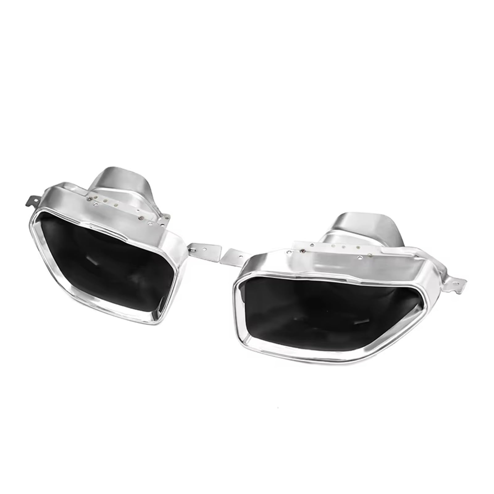 Auto Auspuff Endrohr Für 3er G20 G21 320i 325i 330i M340i 2019-2020 Auspuffblenden MP Look Endrohr 1 Paar Auto Schalldämpferspitze Auspuff Endrohr(Silber) von LIANGBAOS