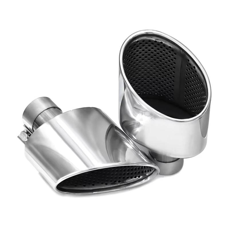 Auto Auspuff Endrohr Für A4 A5 A6 A7 Upgrade RS4 RS5 RS6 RS7 Edelstahl-Endrohr Auspuff Endrohr Auspuff Endrohr(Silber) von LIANGBAOS