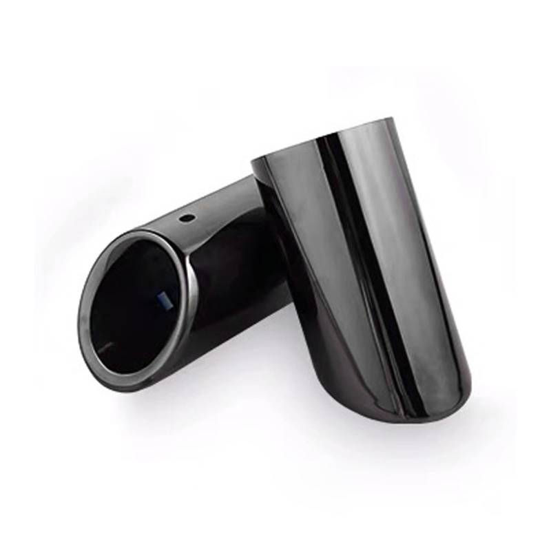 Auto Auspuff Endrohr Für A4 B8 Für AVANT 1.8/2.0TFSI Endrohr 89mm Edelstahl Auto Auspuff Schalldämpfer Rohr Spitze Abdeckung Auspuff Endrohr(89mm Black) von LIANGBAOS