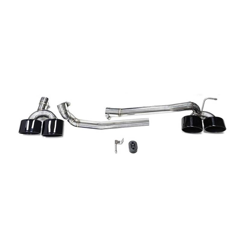 Auto Auspuff Endrohr Für Benz W204 C180 C200 C260 Upgrade C63 Vier Outlet Endrohr Schalldämpfer Auspuff System Auspuff Endrohr Auspuff Endrohr(Black 26cm) von LIANGBAOS