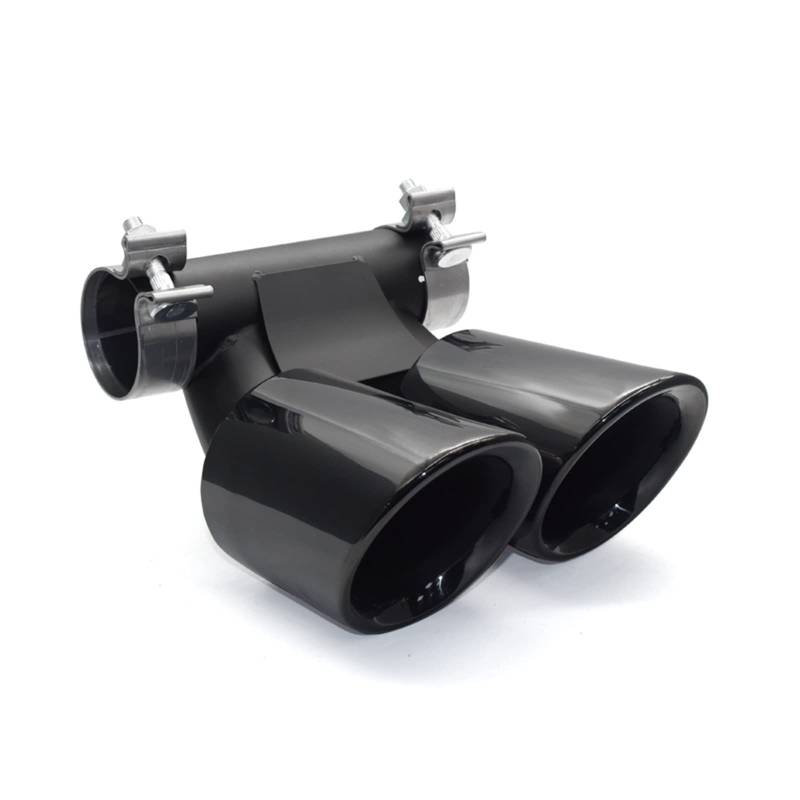 Auto Auspuff Endrohr Für Cayman 718 981 987 Für Boxster Schalldämpferspitze Endrohr Auspuffanlage Düse 1 Stück Doppelauto-Auspuffspitze Auspuff Endrohr(Black C) von LIANGBAOS