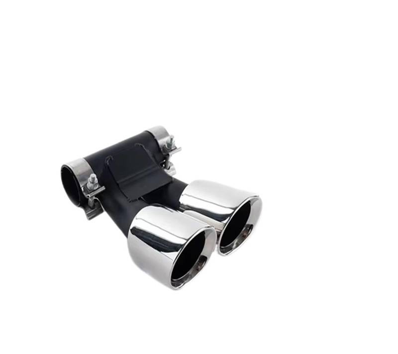 Auto Auspuff Endrohr Für Cayman 718 981 987 Für Boxster Schalldämpferspitze Endrohr Auspuffanlage Düse 1 Stück Doppelauto-Auspuffspitze Auspuff Endrohr(Silver F) von LIANGBAOS