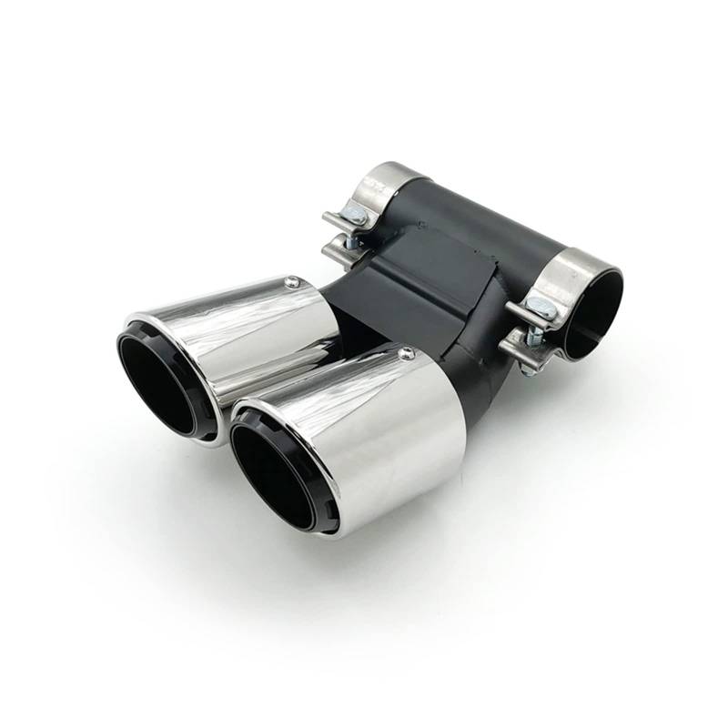 Auto Auspuff Endrohr Für Cayman 718 981 987 Für Boxster Schalldämpferspitze Endrohr Auspuffanlage Düse 1 Stück Doppelauto-Auspuffspitze Auspuff Endrohr(Silver H) von LIANGBAOS