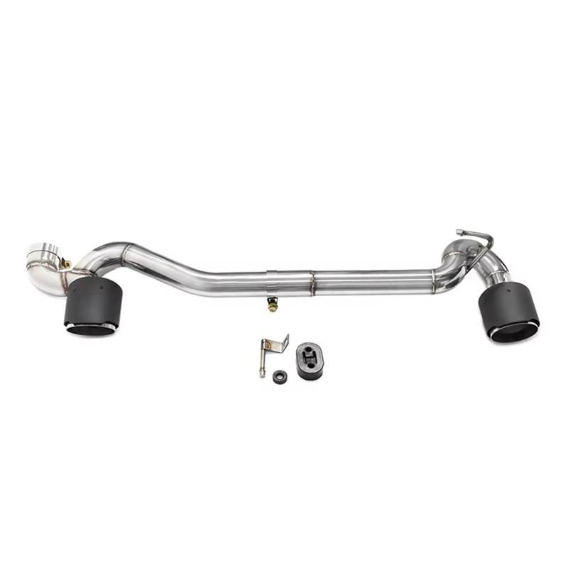 Auto Auspuff Endrohr Für E90 E92 320i 318i Schalldämpfer Spitze Endrohr Düse Auto Doppel Auspuff Spitze Auspuff Endrohr(Carbon Fiber) von LIANGBAOS