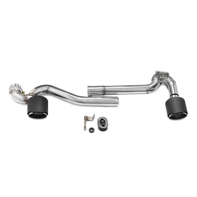 Auto Auspuff Endrohr Für E90 E92 320i 318i Up 325i Look Auspuffrohr Edelstahl Schalldämpfer Spitze Endrohr Auto Dual Auspuff Spitze Auspuff Endrohr(Carbon fiber) von LIANGBAOS