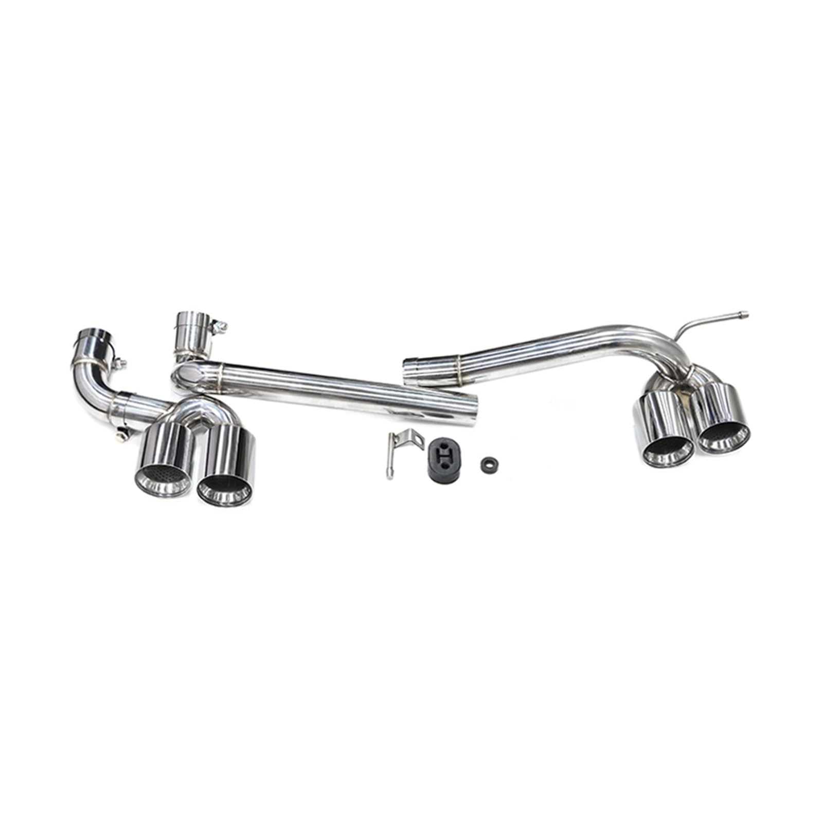Auto Auspuff Endrohr Für E90 E92 E93 320i 325i Geändert M3 M4 Stoßstange Auspuff Spitze Schalldämpfer Auspuff System Quad Auto Auspuffrohr Auspuff Endrohr(Silver B) von LIANGBAOS