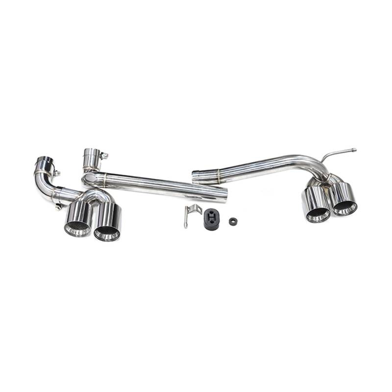 Auto Auspuff Endrohr Für E90 E92 E93 320i 325i Geändert M3 M4 Stoßstange Auspuff Spitze Schalldämpfer Auspuff System Quad Auto Auspuffrohr Auspuff Endrohr(Silver B) von LIANGBAOS