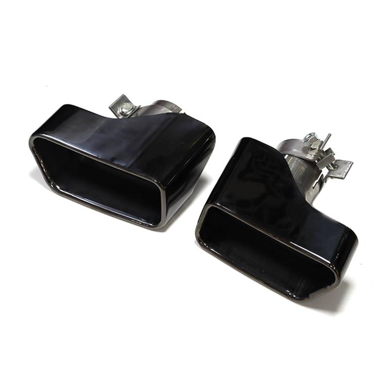 Auto Auspuff Endrohr Für F10 F11 F12 F13 535i 535d 640i 640d 550i 650i Quadratisches Auto-Endrohr Schalldämpfer Spitze Düse Auspuffanlage Auspuff Endrohr(Black A) von LIANGBAOS