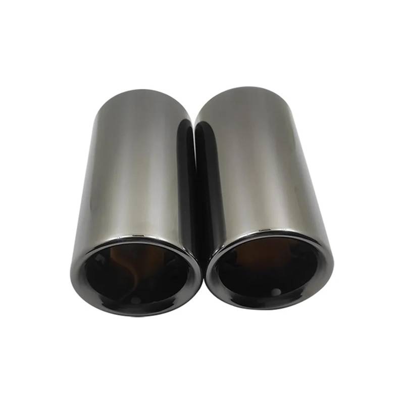 Auto Auspuff Endrohr Für F30 E90 Endrohr Edelstahl Auspuff Schalldämpfer Spitze Düse Auspuff Tipps Auspuff Endrohr(Flat black) von LIANGBAOS