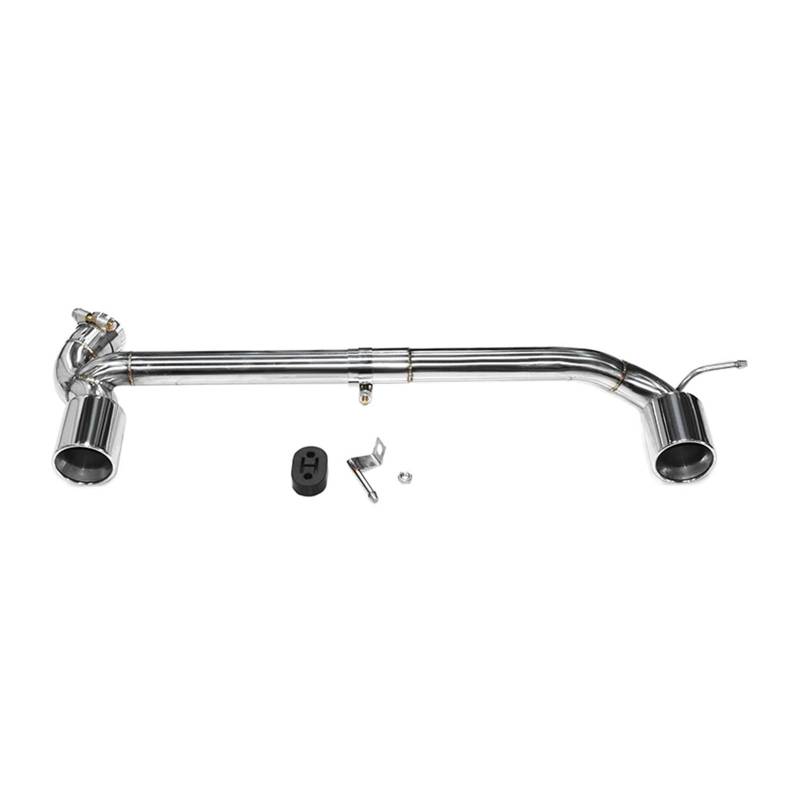 Auto Auspuff Endrohr Für F30 F31 320i 318i Autoauspuffrohr 304 Edelstahl Schalldämpferspitze Endrohrdüse Doppelauspuffspitze Auspuff Endrohr(Silber) von LIANGBAOS