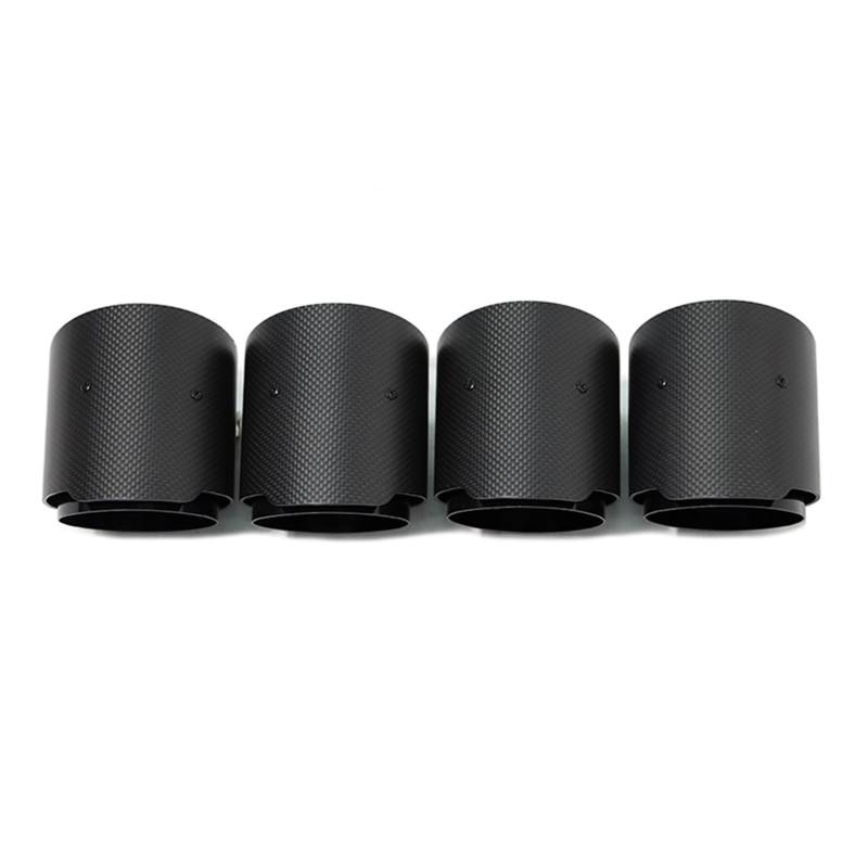 Auto Auspuff Endrohr Für F87 M2 F80 M3 F82 F83 M4 Auspuffrohr ID 70mm Einlassschalldämpferdüse Abgassystem 4-teilige Auspuffspitzen Auspuff Endrohr(Carbon Fiber C) von LIANGBAOS