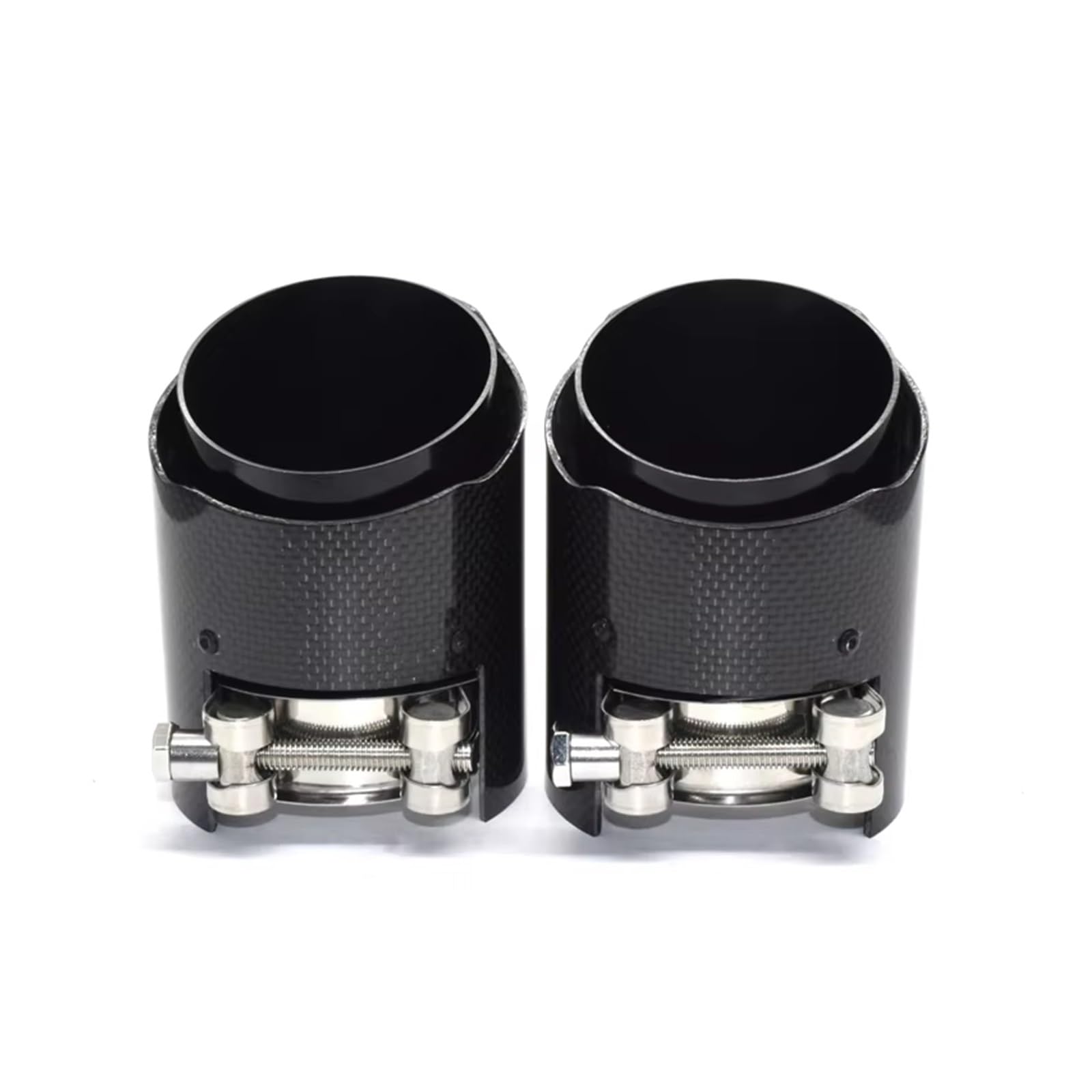 Auto Auspuff Endrohr Für G20 G21 320i 330i Schalldämpfer Spitze Direkt Stecker Endrohr Auspuff System Düse ID 65MM 2 Teile/los Auspuff Endrohr(B ID65MMOD89MM) von LIANGBAOS