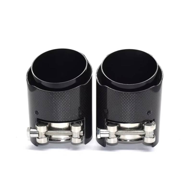 Auto Auspuff Endrohr Für G20 G21 320i 330i Schalldämpfer Spitze Direkt Stecker Endrohr Auspuff System Düse ID 65MM 2 Teile/los Auspuff Endrohr(C ID65MMOD89MM) von LIANGBAOS