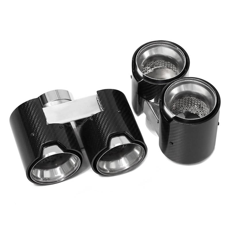 Auto Auspuff Endrohr Für G20 G21 330i 330d 330e 320i Schalldämpfer Spitze Abgasanlage Düse Auspuffrohr Quad Auspuff Spitze Auspuff Endrohr(Carbon Fiber D) von LIANGBAOS