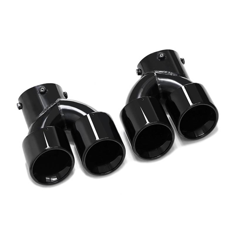 Auto Auspuff Endrohr Für G20 G21 M340i G22 M240i G42 M440i Auspuff Edelstahl Schalldämpfer Spitze Düse Quad Auto Auspuff Endrohr Auspuff Endrohr(Schwarz) von LIANGBAOS