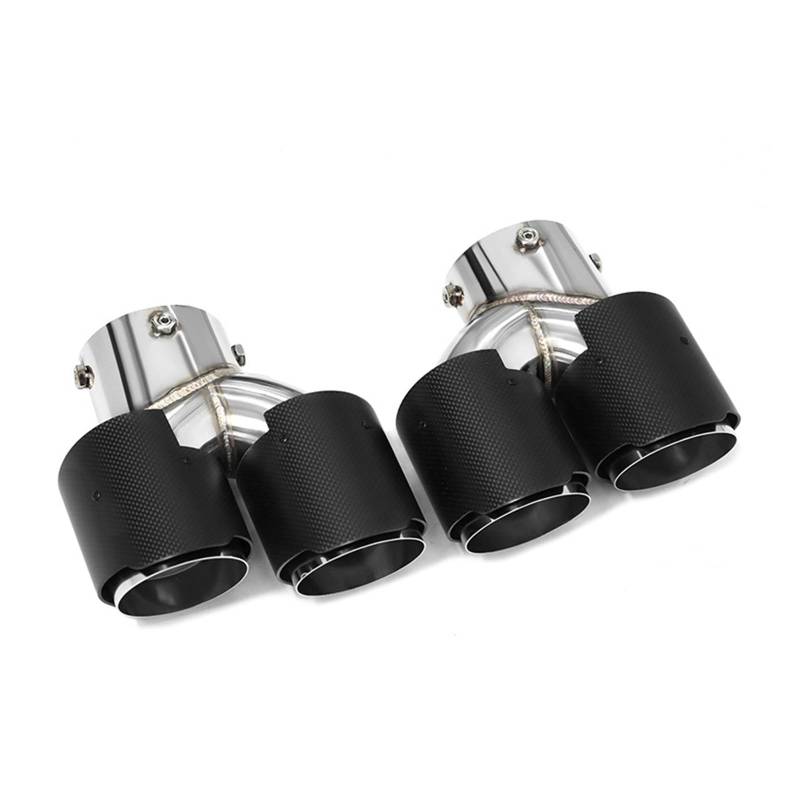 Auto Auspuff Endrohr Für G20 G21 M340i G42 440i G22 M240i Dual Vier Auspuff Schalldämpfer Spitze Auspuff System Düse Endrohr Auspuff Endrohr(Carbon Fiber G) von LIANGBAOS