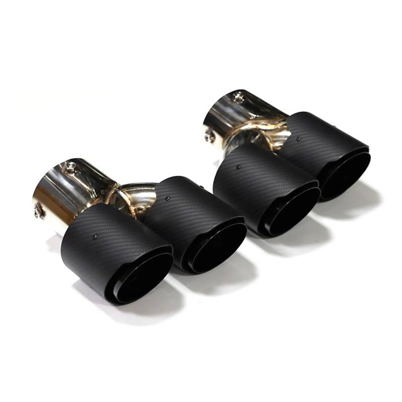 Auto Auspuff Endrohr Für G20 G21 M340i G42 440i G22 M240i Dual Vier Auspuff Schalldämpfer Spitze Auspuff System Düse Endrohr Auspuff Endrohr(Carbon Fiber K) von LIANGBAOS