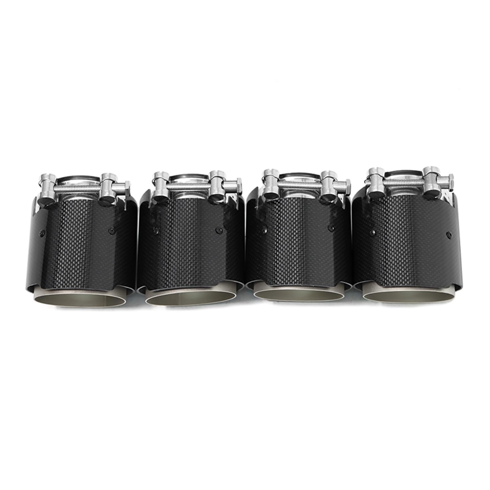 Auto Auspuff Endrohr Für M2 F87 M3 F80 M4 F82 M5 F10 M6 F12 Schalldämpferspitze ID 70mm Düse Endrohr Carbon Fiber Matt Auto Auspuffspitze Auspuff Endrohr(Carbon Fiber B) von LIANGBAOS
