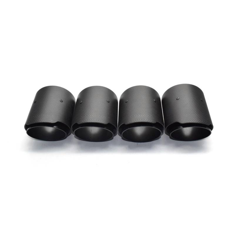 Auto Auspuff Endrohr Für M2 M3 M4 Auspuffblende F80 F82 F83 F87 Tuning MP Carbonfaser-Endrohr Edelstahl-Schalldämpfer 4-teilig Auspuff Endrohr(Carbon Fiber F) von LIANGBAOS