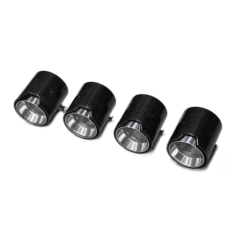 Auto Auspuff Endrohr Für M2 M3 M4 F80 F82 F83 F87 Auspuffendrohr Schalldämpfer Auspuffanlage 4-teilig Auspuffendrohr Auspuff Endrohr(Carbon Fiber A) von LIANGBAOS