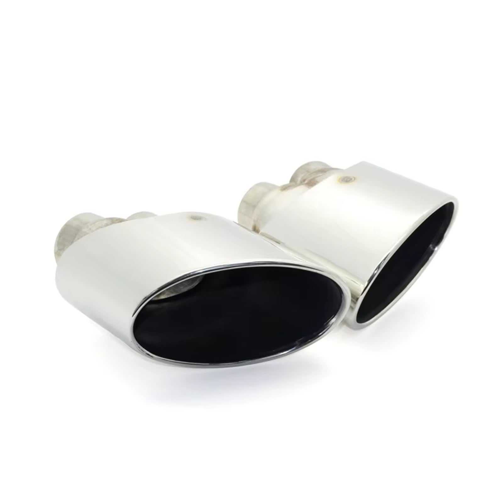 Auto Auspuff Endrohr Für RS3 RS4 RS4 RS5 RS6 Doppelte Innere Schalldämpferspitze Für S3 S4 S5 S6 Auspuffanlage Auspuffrohr Auspuff Endrohr(Silber) von LIANGBAOS