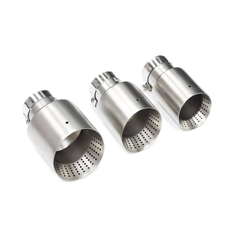 Auto Auspuff Endrohr Für VW Für GTI MK7 Für Golf 7 Auspuffdüse Honeycomb Mesh Auto Schalldämpfer Spitze System Rohr Auspuffspitze Auspuff Endrohr(IN 57mm-Out 101mm) von LIANGBAOS