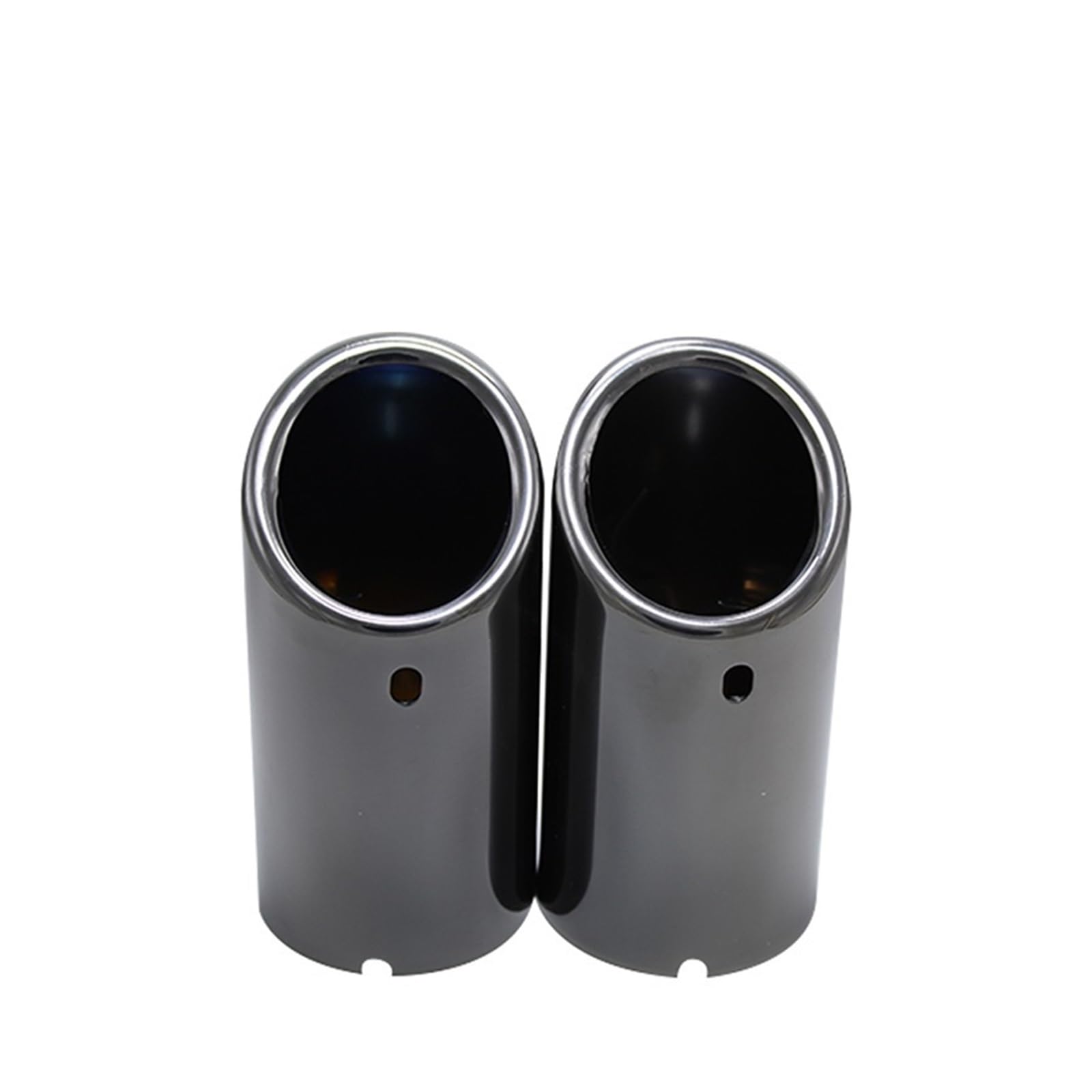 Auto Auspuff Endrohr Für VW Für Jetta MK6 1.4T Für Golf 6 Für Golf 7 MK7 1.4T Auto-Styling Edelstahl-Auspuffschalldämpfer-Spitzenrohr Auspuff Endrohr(2piece Black) von LIANGBAOS