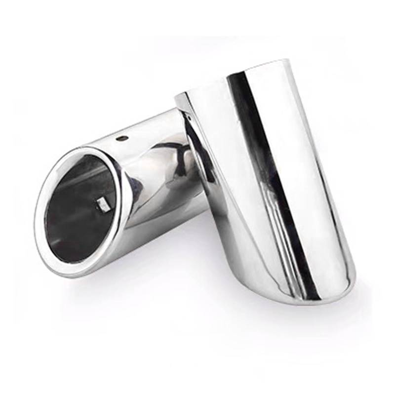 Auto Auspuff Endrohr Für VW Für PASSAT B7 1,8 T 2,0 T 2011-2015 Auto Endrohr Auspuff Schalldämpfer Spitze Rohr Abdeckung Auspuff Endrohr(76mm Silver) von LIANGBAOS