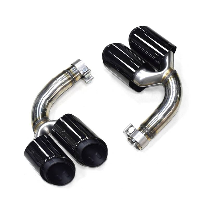 Auto Auspuff Endrohr Für VW Für Touareg 2019-2024 Endrohr-Auspuff-Upgrade Sport Vier-Auslass-Edelstahl-Endrohr-Schalldämpfersystem Auspuff Endrohr(Gasoline Triple 2.0T) von LIANGBAOS