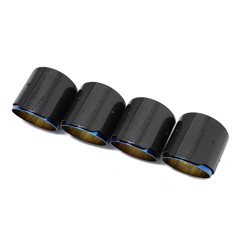 Auto Auspuff Endrohr Für X3M X4M F97 F98 Carbon Fiber Auspuffrohr Direkt Stecker Schalldämpfer Spitze Düse 4 Teile/los Auto Endrohr Auspuff Endrohr(Carbon Fiber A) von LIANGBAOS
