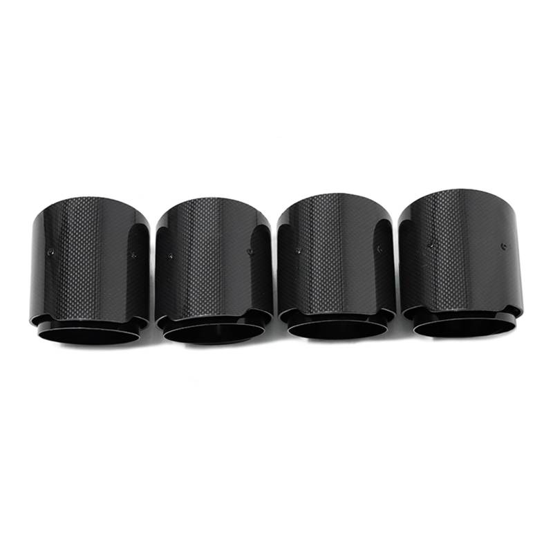 Auto Auspuff Endrohr Für X3M X4M F97 F98 Carbon Fiber Auspuffrohr Direkt Stecker Schalldämpfer Spitze Düse 4 Teile/los Auto Endrohr Auspuff Endrohr(Carbon Fiber B) von LIANGBAOS