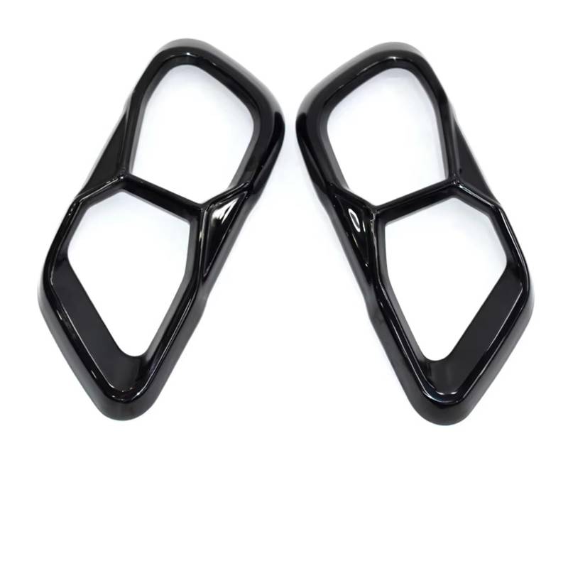 Auto Auspuff Endrohr Für X5 G05 X6 G06 X7 G07 2019-2024 Auspuffrohr Schalldämpfer Heckklappe Trim Externe Heckklappe Düse Auspuff Endrohr(Black B) von LIANGBAOS