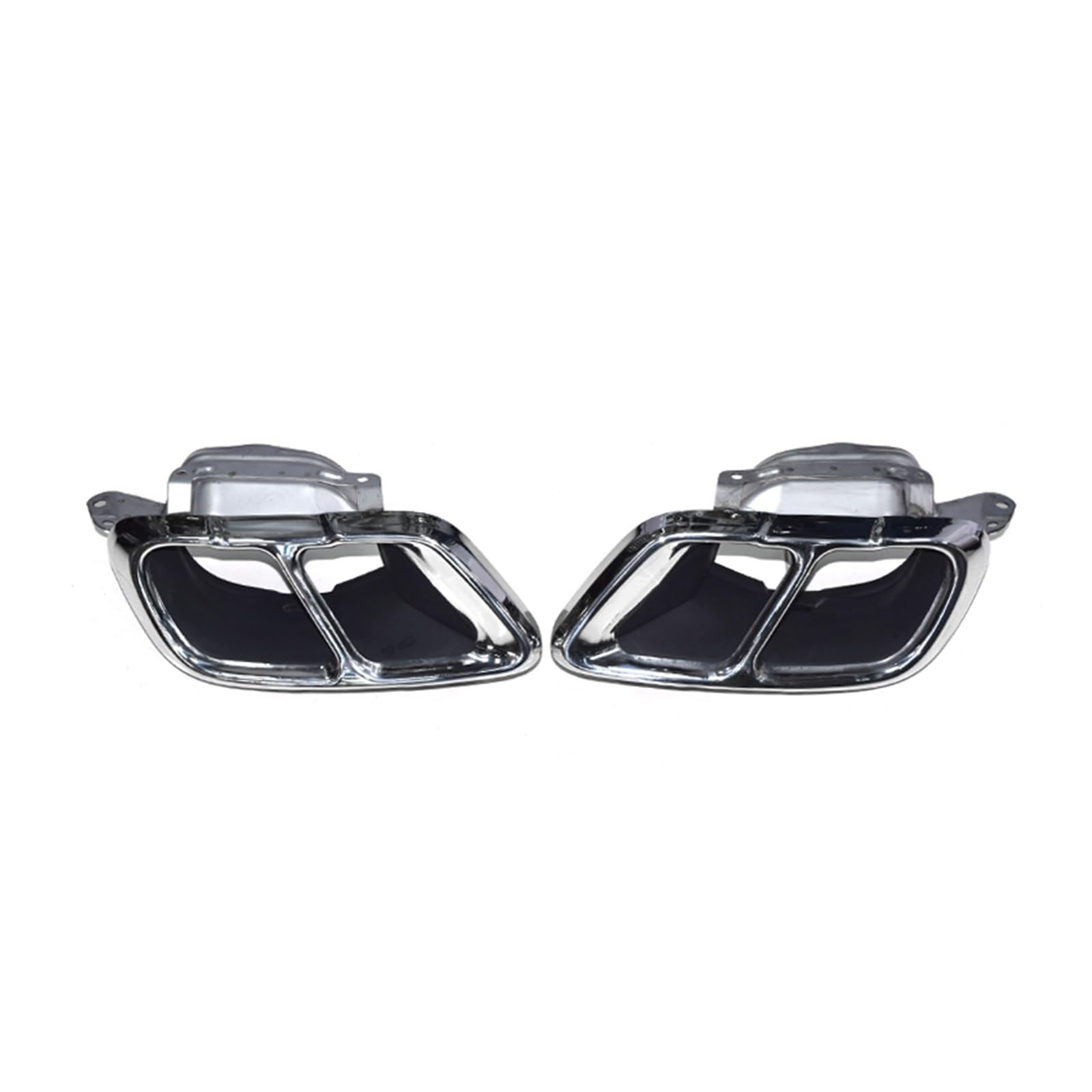 Auto Auspuff Endrohr Für X5 G05 X6 G06 X7 G07 2020-2024 Schalldämpfer Spitze Endrohr Düse Spitze Auspuff Spitze Platz Tipps Auspuff Endrohr(Silber) von LIANGBAOS