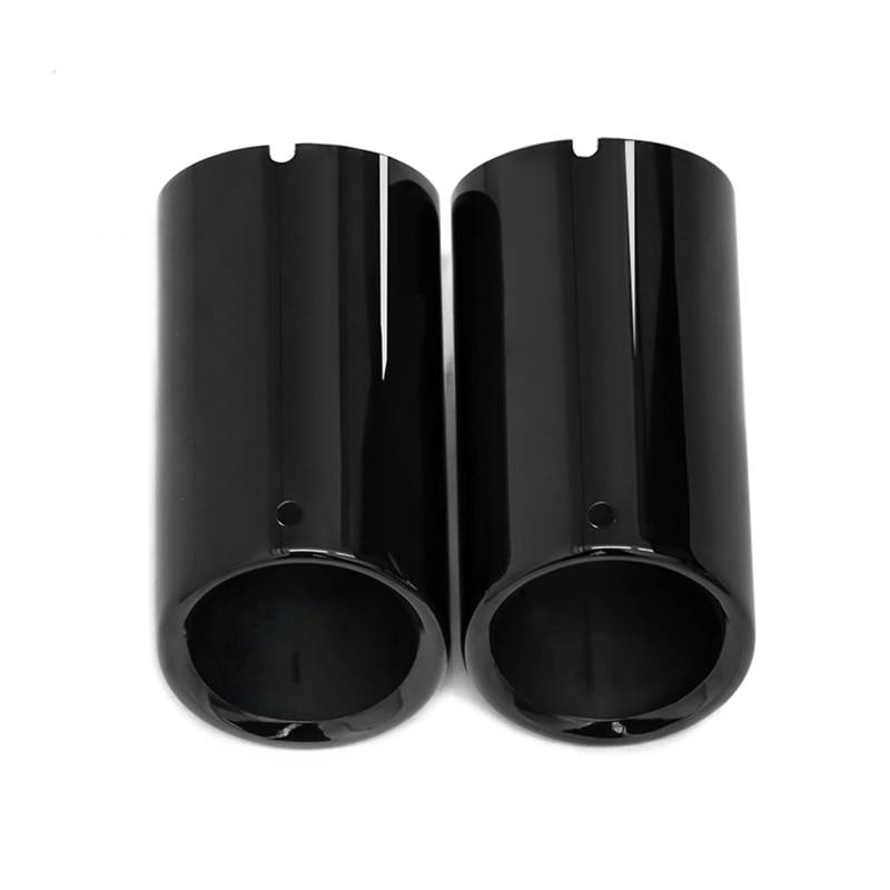 Auto Auspuff Endrohr Für X7 G07 X5 G05 X6 G06 M40i M50i 2019-2024 Auspuffspitzen Schalldämpfer Auspuffrohr Düse Auto Auspuffspitze Auspuff Endrohr(Black-2 pieces) von LIANGBAOS
