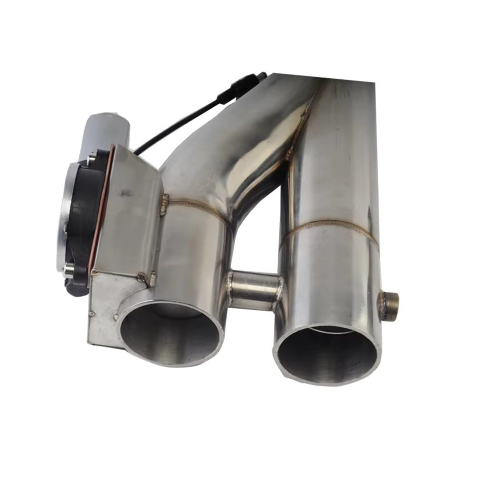 Auto Auspuff Endrohr Universal 2 "/2.5''/3 "Zoll 304 Edelstahl Typ Y Rohr Einstellbare Auto Auspuff E-ausschnitt Auspuff Endrohr(2.5inch(63mm)) von LIANGBAOS