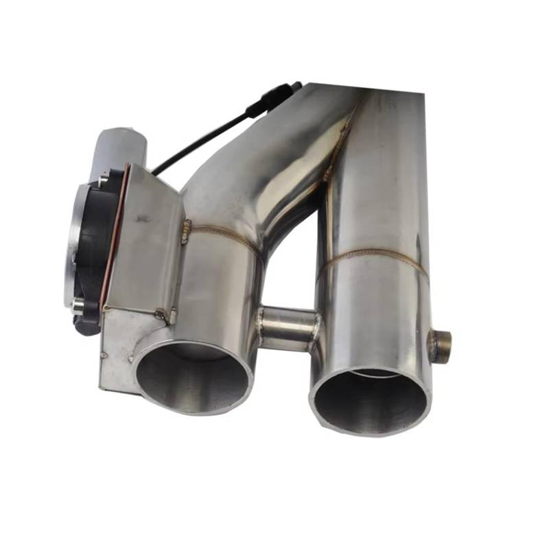 Auto Auspuff Endrohr Universal 2 "/2.5''/3 "Zoll 304 Edelstahl Typ Y Rohr Einstellbare Auto Auspuff E-ausschnitt Auspuff Endrohr(2.5inch(63mm)) von LIANGBAOS