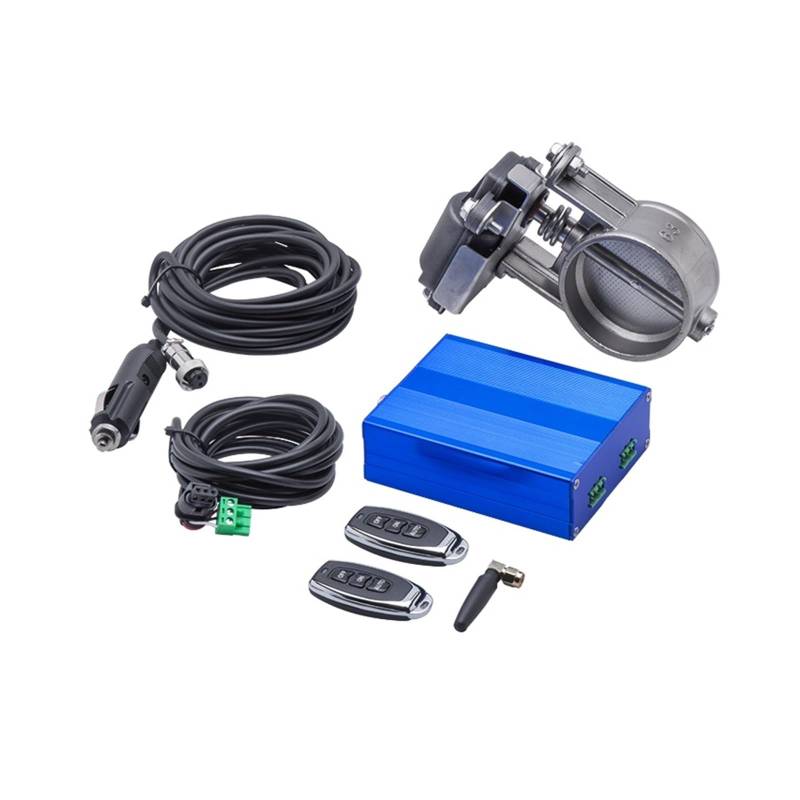 Auto Auspuff Endrohr Universal 2.0 & 2.36 & 2.5 & 2.75 & 3,0 Zoll Größe Auspuff Abschaltung Ventil Elektrische Ventil Steuerung Mit Fernbedienung Auspuff Endrohr(2.5 inch set) von LIANGBAOS