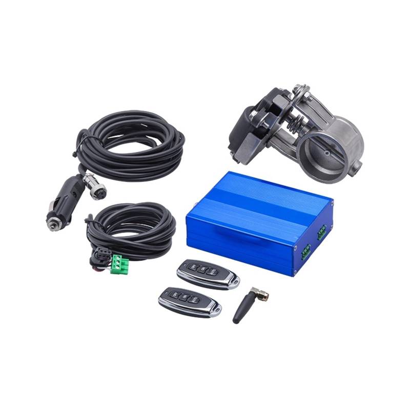 Auto Auspuff Endrohr Universal 2.0 & 2.36 & 2.5 & 2.75 & 3,0 Zoll Größe Auspuff Abschaltung Ventil Elektrische Ventil Steuerung Mit Fernbedienung Auspuff Endrohr(2.75inch set) von LIANGBAOS