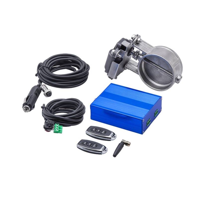 Auto Auspuff Endrohr Universal 2.0 & 2.36 & 2.5 & 2.75 & 3,0 Zoll Größe Auspuff Abschaltung Ventil Elektrische Ventil Steuerung Mit Fernbedienung Auspuff Endrohr(3 inch set) von LIANGBAOS