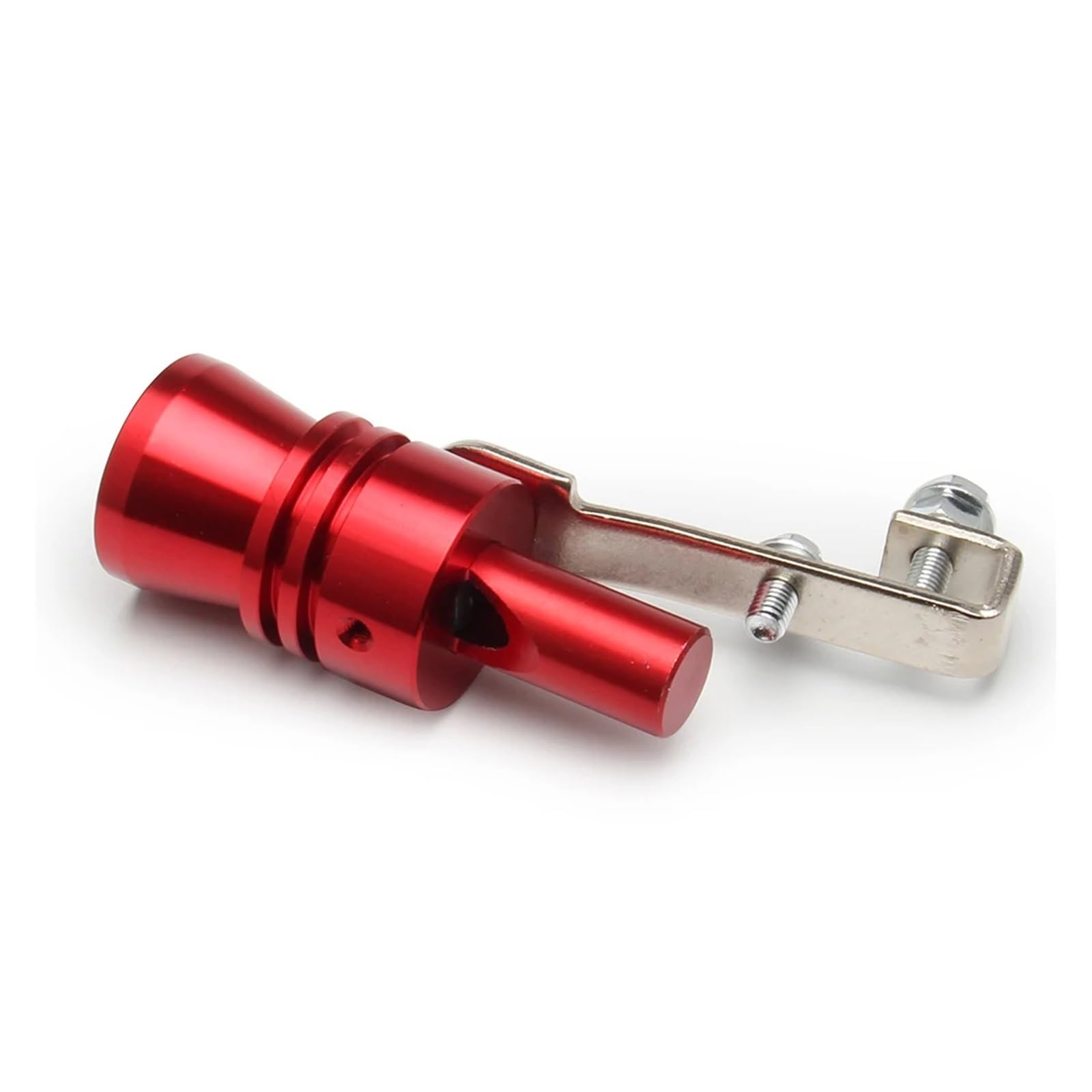 Auto Auspuff Endrohr Universal Aluminium Turbo Sound-Auspuff Schalldämpfer Rohr Pfeife Auto Blow Off Ventil Spitze Simulator Whistler Auspuff Endrohr(Red-M) von LIANGBAOS