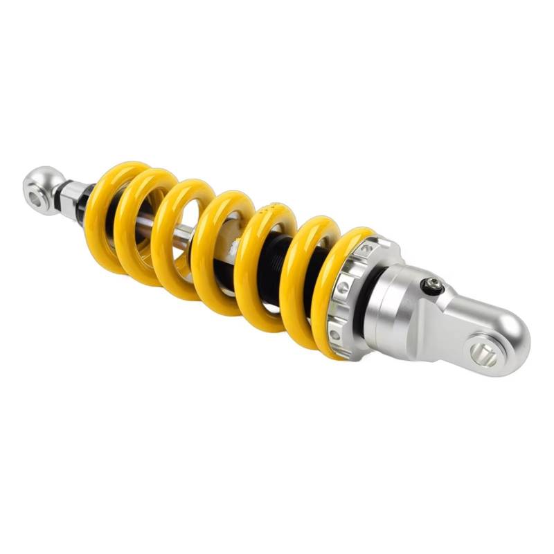 Motorrad Stoßdämpfer Universal 340mm Motorrad Stoßdämpfer Suspension Absorber 13mm Frühling Aluminium Gelb von LIANGBAOS