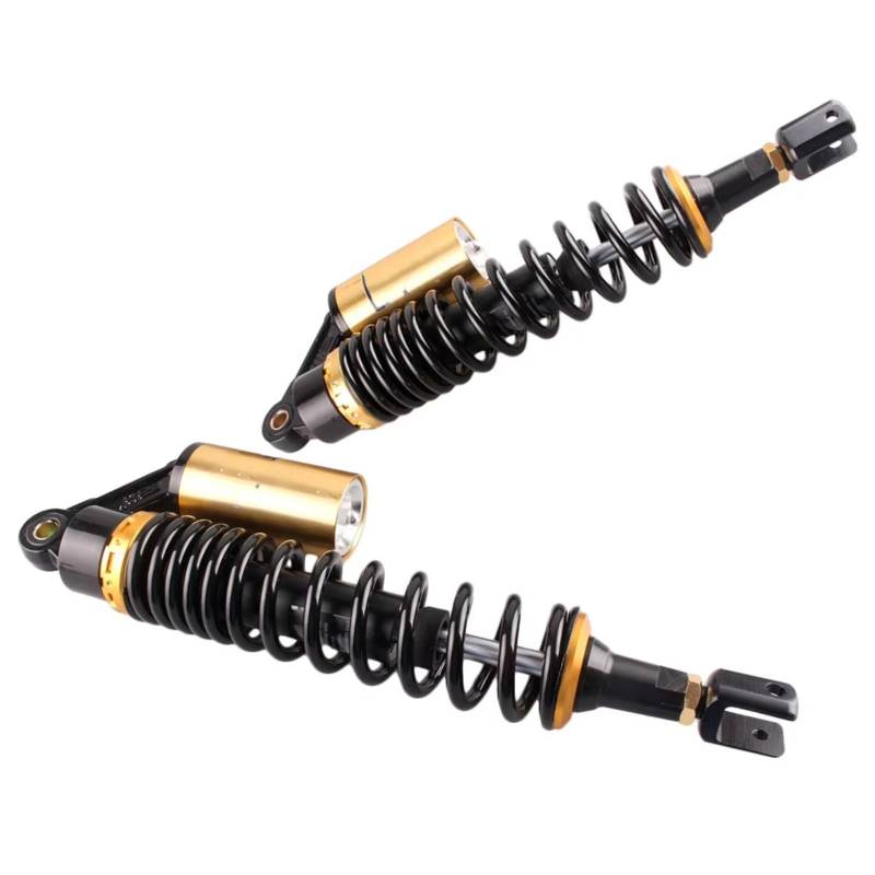 Motorrad Stoßdämpfer Universal 415MM 400MM Hinten Air Stoßdämpfer Gabelkopf Quad Go Kart Motorrad von LIANGBAOS